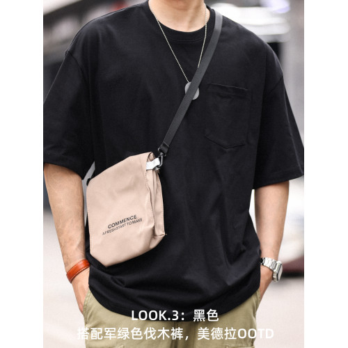 BGYO 美式重磅280g純棉短袖T恤打底M7工裝口袋復古休閒大碼TEE夏