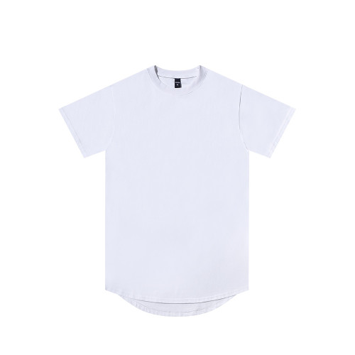 wassup basic加長款240g重磅純棉純色短袖圓弧下擺男女T恤打底TEE wassup basic加長款240g重磅純棉純色短袖圓弧下擺男女T恤打底TEE