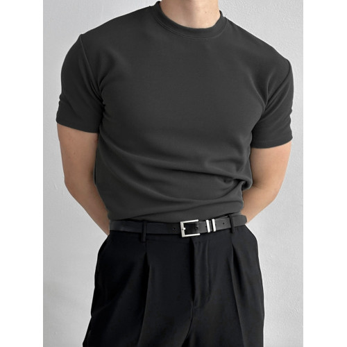 美式純色短袖納維亞索羅娜健身收緊袖口T恤顯壯打底tee涼感速乾男 美式純色短袖納維亞索羅娜健身收緊袖口T恤顯壯打底tee涼感速乾男