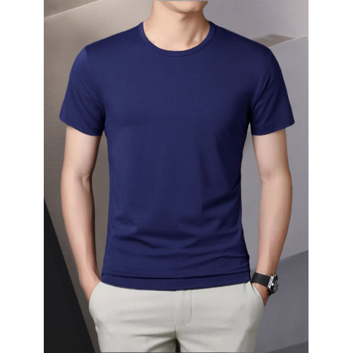 保羅高檔純棉男士短袖純白色帥氣半袖夏季休閒T恤修身中青年體恤 保羅高檔純棉男士短袖純白色帥氣半袖夏季休閒T恤修身中青年體恤