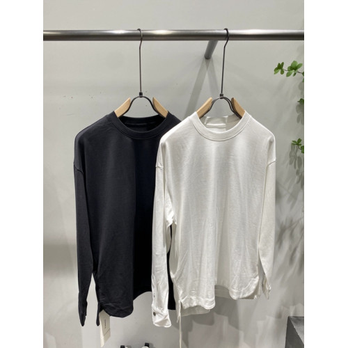 歐洲站秋冬純色長袖t恤百搭款寬松休閒圓領打底衫袖口按釦衛衣男 歐洲站秋冬純色長袖t恤百搭款寬松休閒圓領打底衫袖口按釦衛衣男