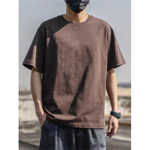 美式復古潮牌簡約重磅100%純棉短袖T恤男夏裝寬松百搭ins潮流半袖 美式復古潮牌簡約重磅100%純棉短袖T恤男夏裝寬松百搭ins潮流半袖