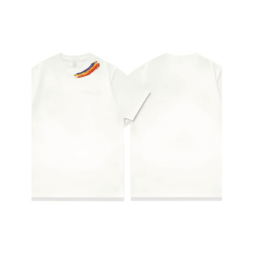 美式痞帥重磅棉印花短袖T恤青年男女款夏季ins潮牌寬松圓領上衣 美式痞帥重磅棉印花短袖T恤青年男女款夏季ins潮牌寬松圓領上衣