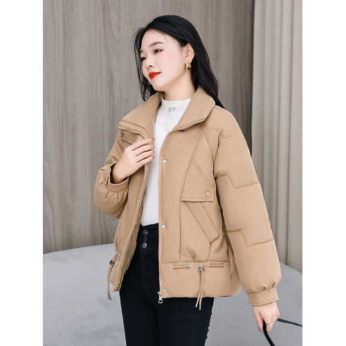 2025冬季新款時尚立領短款羽絨棉服女裝韓版寬松大碼加厚棉襖外套 2025冬季新款時尚立領短款羽絨棉服女裝韓版寬松大碼加厚棉襖外套