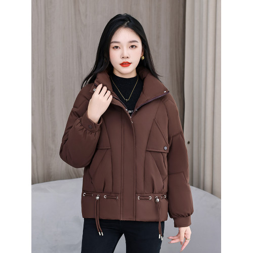 2025冬季新款時尚立領短款羽絨棉服女裝韓版寬松大碼加厚棉襖外套 2025冬季新款時尚立領短款羽絨棉服女裝韓版寬松大碼加厚棉襖外套