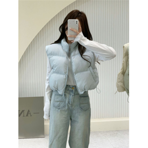 羽絨棉馬甲女2025新款秋冬坎肩短款小個子搭配洋氣馬夾背心外套潮 羽絨棉馬甲女2025新款秋冬坎肩短款小個子搭配洋氣馬夾背心外套潮