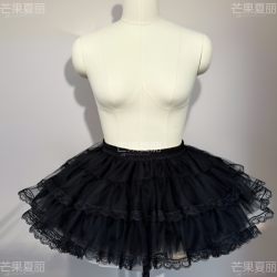 狗短撐日常半身裙飛天蓬蓬裙裙撐lolita暴力無骨洛麗塔鴨屁股裙撐