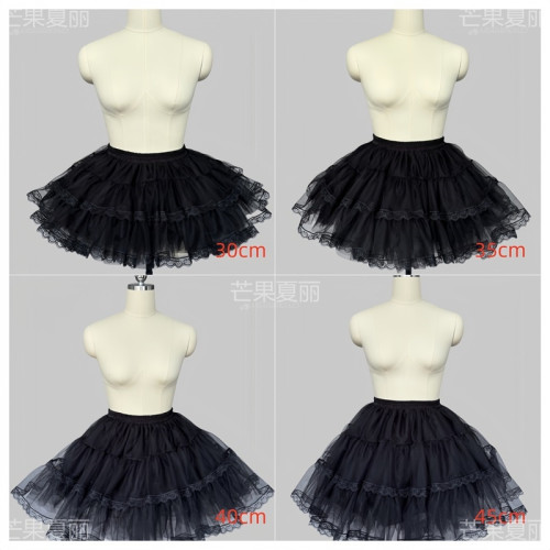 狗短撐日常半身裙飛天蓬蓬裙裙撐lolita暴力無骨洛麗塔鴨屁股裙撐