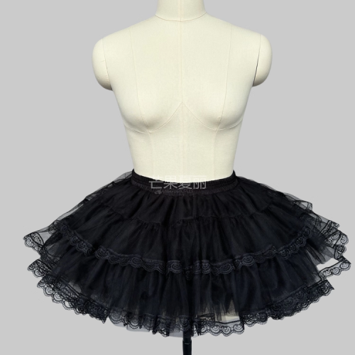 狗短撐日常半身裙飛天蓬蓬裙裙撐lolita暴力無骨洛麗塔鴨屁股裙撐