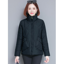 短款棉衣女2025年冬季新款羽絨棉服爆款小個子媽媽小棉襖秋冬外套