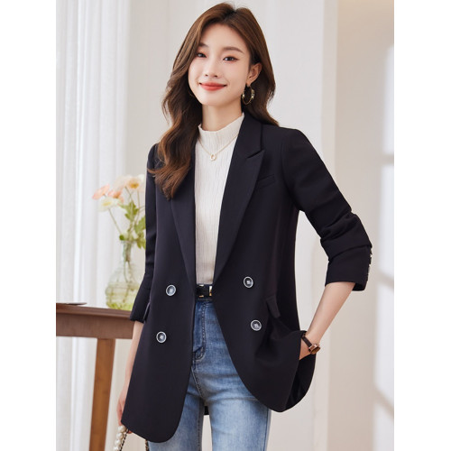 大碼高級感休閒西裝外套女士早秋爆款巨好看的洋氣時尚小西服上衣 大碼高級感休閒西裝外套女士早秋爆款巨好看的洋氣時尚小西服上衣