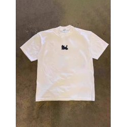 搞錢做慈善 3A260克純棉雙紗！向上俠！重磅情侶女寬松短袖T恤男