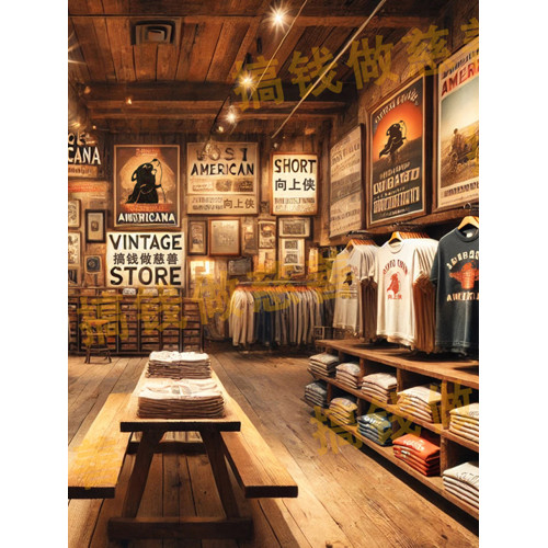 搞錢做慈善 3A260克純棉雙紗！向上俠！重磅情侶女寬松短袖T恤男