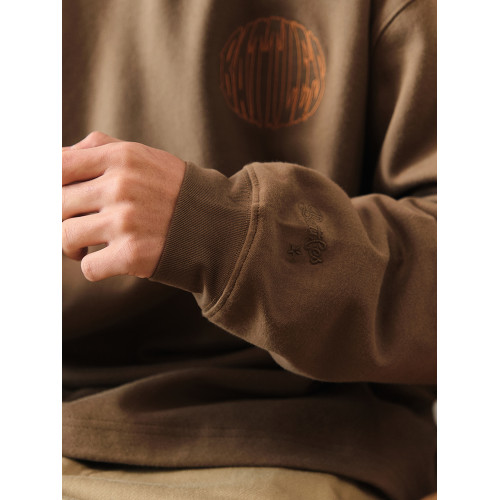 Battles 恒溫親膚保暖刺綉重磅315g美式長袖T恤多色基礎寬松 Battles 恒溫親膚保暖刺綉重磅315g美式長袖T恤多色基礎寬松