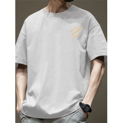 潮牌t恤男2026新款短袖夏季衣服上衣純棉寬鬆體恤半截袖打底衫男