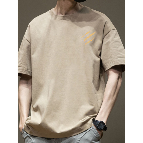 潮牌t恤男2026新款短袖夏季衣服上衣純棉寬鬆體恤半截袖打底衫男