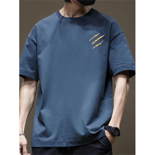 潮牌t恤男2026新款短袖夏季衣服上衣純棉寬鬆體恤半截袖打底衫男