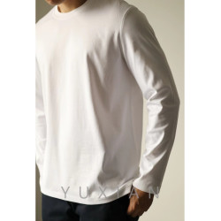 【抗皺彈力液氨棉】YUXIAN餘閒純棉內搭長袖T恤春夏打底衫圓領