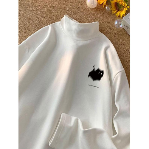 280g重磅雙面德絨半高領長袖T恤男女秋冬保暖情侶打底衫情侶衛衣 280g重磅雙面德絨半高領長袖T恤男女秋冬保暖情侶打底衫情侶衛衣