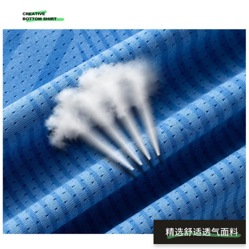 稻草人短袖T恤衫男士夏季運動速乾衣寬鬆冰絲健身訓練半袖上衣服