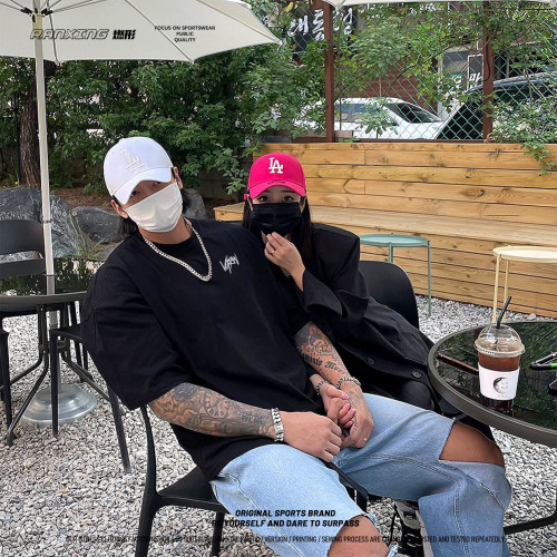 燃形健身寬松短袖VEPMAW重磅純棉簡單擼鐵透氣大碼落肩小領口夏季 燃形健身寬松短袖VEPMAW重磅純棉簡單擼鐵透氣大碼落肩小領口夏季