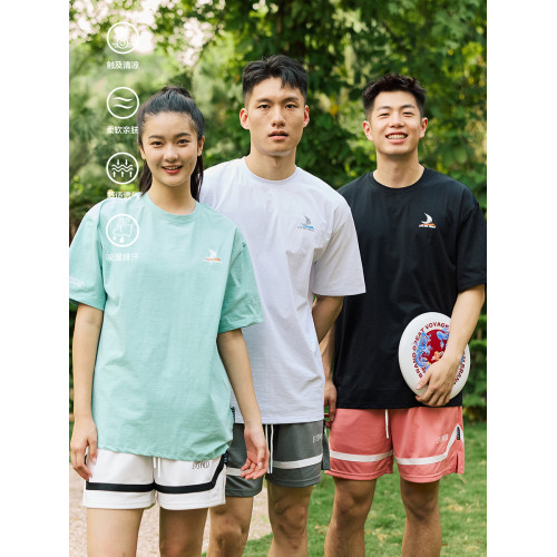 LUSHISI 帆船 遇水顯印花 戶外美式籃球運動短袖吸溼排汗速乾t恤 LUSHISI 帆船 遇水顯印花 戶外美式籃球運動短袖吸溼排汗速乾t恤