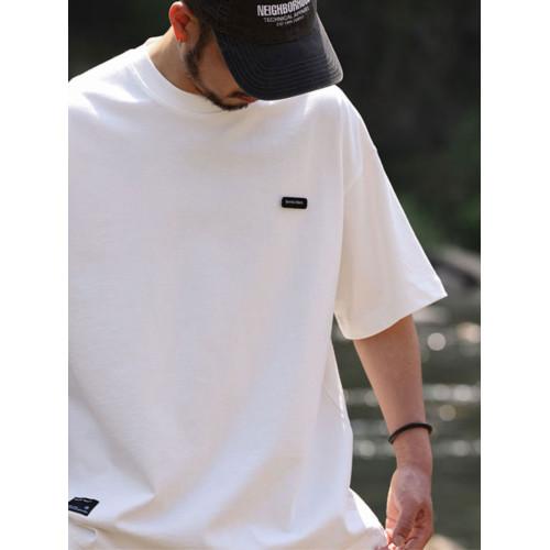 Quentin Marx男士重磅短袖T恤320g純棉寬松休閒半袖潮牌t大碼夏季