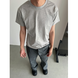 【超小版型索羅娜】甄枚前美式cleanfit簡約boxy短袖春夏短寬T恤