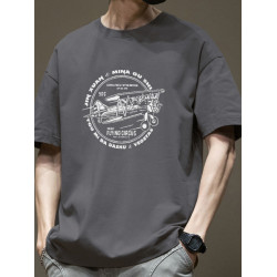 純棉短袖t恤男士2025夏季新款港風ins潮牌寬松休閒上衣服時尚百搭