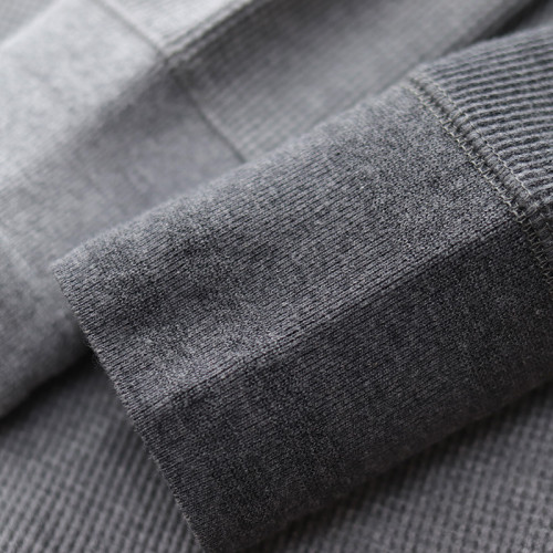 美式復刻350克休閒亨利衫復古重磅TEE高品質華夫格素色長袖T恤男