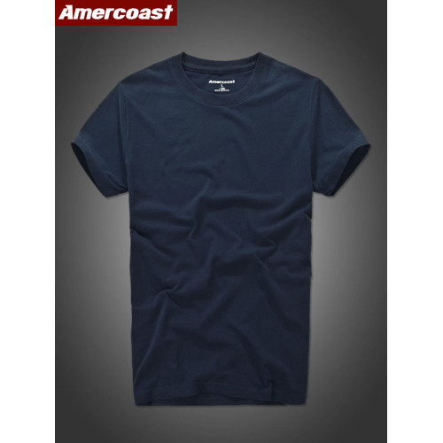 美洲海岸aft恤男短袖夏季百搭純棉大碼純色打底衫男士體恤美式