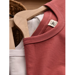 美式重磅250g基礎款高支純棉短袖T恤男純色圓領微濶肩寬松白色T