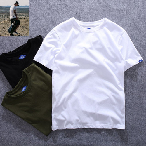 25SS潮牌MDNS餘文樂夏季短袖t恤男港風日系白色圓領百搭純棉半袖