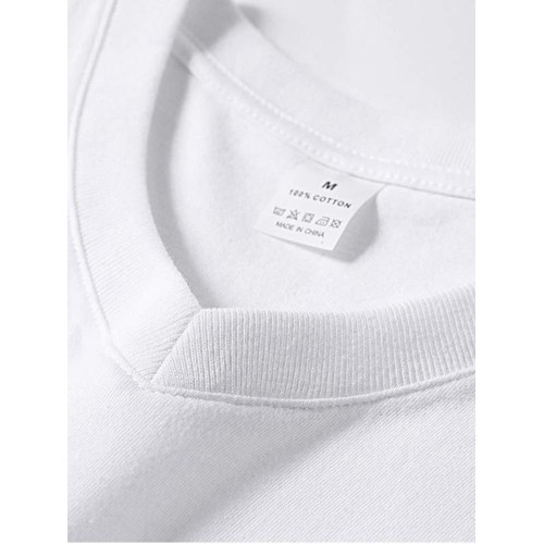 新疆長絨棉夏季純棉V領短袖T恤衫寬松春秋內搭打底衫雞心領男士女