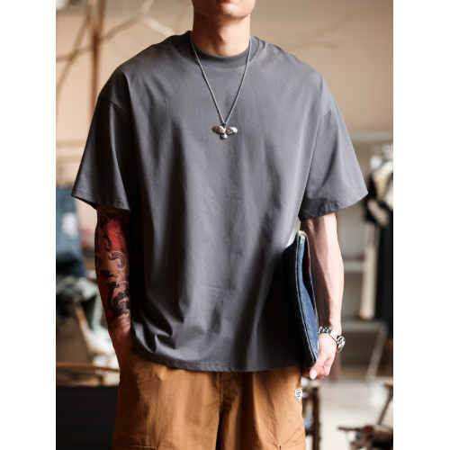 BGYO 230g索羅娜冰感寬松小領口大碼防曬純色圓領男半袖短袖T恤夏 BGYO 230g索羅娜冰感寬松小領口大碼防曬純色圓領男半袖短袖T恤夏