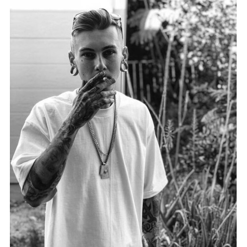 PROCLUB西海岸美式潮T恤純色寬松大碼打底短袖街舞嘻哈圓領bboy男