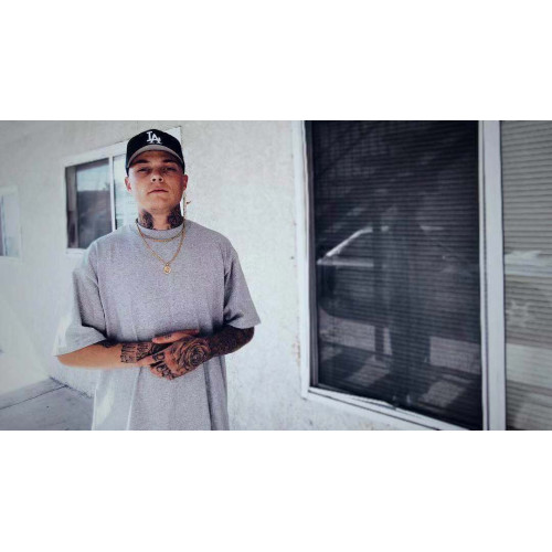 PROCLUB西海岸美式潮T恤純色寬松大碼打底短袖街舞嘻哈圓領bboy男