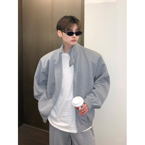 【明星同款】cuibuju立領墊肩開衫衛衣外套運動休閒套裝寬松衛褲 【明星同款】cuibuju立領墊肩開衫衛衣外套運動休閒套裝寬松衛褲