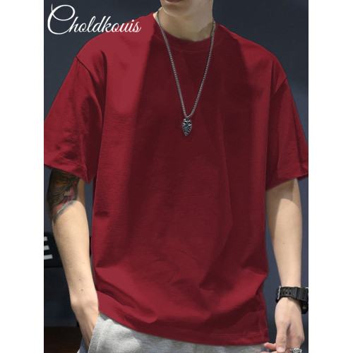 260克純棉純色短袖T恤男女打底衫白色半袖t恤重磅寬松圓領半截袖 260克純棉純色短袖T恤男女打底衫白色半袖t恤重磅寬松圓領半截袖