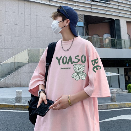 大碼男裝胖子300斤T恤男短袖加肥加大寬松肥佬純棉圓領潮牌上衣服