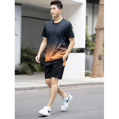 加肥加大碼羽毛球服男冰絲夏季短袖短褲套裝乒乓網球運動訓練t恤 加肥加大碼羽毛球服男冰絲夏季短袖短褲套裝乒乓網球運動訓練t恤