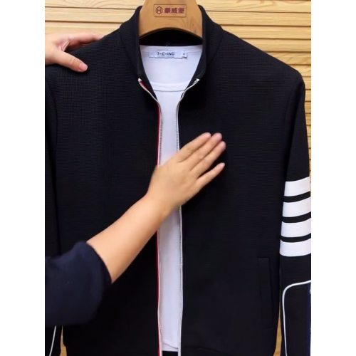 22001男士春季新款外套褲子舒適休閒運動套裝時尚帥氣柔軟百搭潮 22001男士春季新款外套褲子舒適休閒運動套裝時尚帥氣柔軟百搭潮