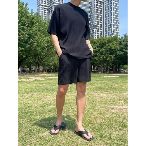 MRCYC夏季短袖短褲長褲三件套男韓系休閒運動套裝寬松T恤休閒褲子 MRCYC夏季短袖短褲長褲三件套男韓系休閒運動套裝寬松T恤休閒褲子