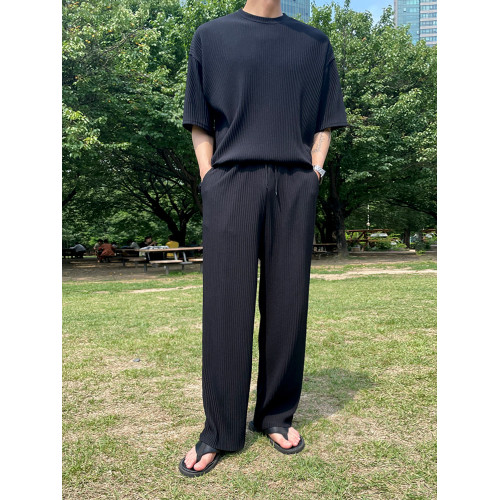 MRCYC夏季短袖短褲長褲三件套男韓系休閒運動套裝寬松T恤休閒褲子 MRCYC夏季短袖短褲長褲三件套男韓系休閒運動套裝寬松T恤休閒褲子