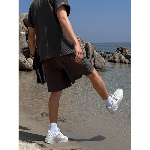 MRCYC夏季慵懶風短袖短褲長褲三件套韓系高級感T恤垂墜感休閒褲 MRCYC夏季慵懶風短袖短褲長褲三件套韓系高級感T恤垂墜感休閒褲