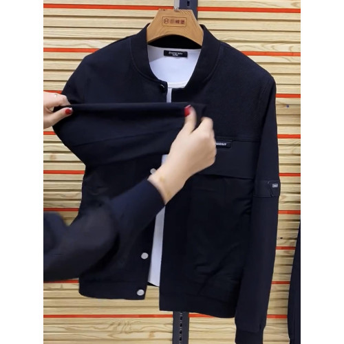 秋冬爆款高級感棒球領牛仔夾克套裝男高檔時尚寬松休閒運動兩件套 秋冬爆款高級感棒球領牛仔夾克套裝男高檔時尚寬松休閒運動兩件套