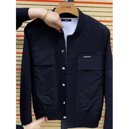 秋冬爆款高級感棒球領牛仔夾克套裝男高檔時尚寬松休閒運動兩件套 秋冬爆款高級感棒球領牛仔夾克套裝男高檔時尚寬松休閒運動兩件套