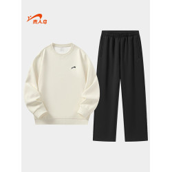 貴人鳥運動套裝男2026年春秋季休閒衛衣男士運動服爸爸裝兩件套裝