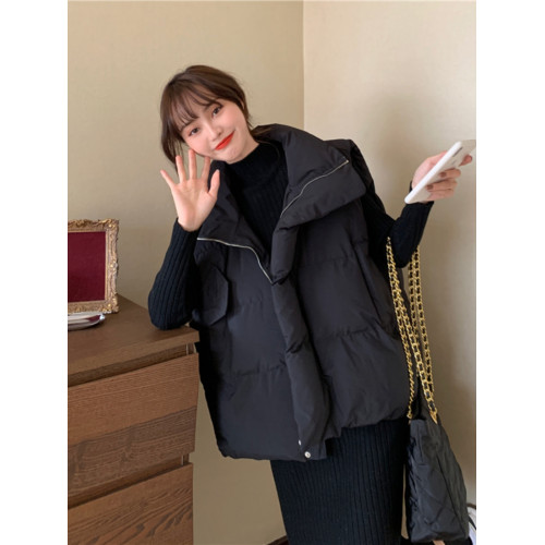 羽絨棉馬甲女秋冬季2025年新款爆款寬松外穿背心外套坎肩馬夾外搭 羽絨棉馬甲女秋冬季2025年新款爆款寬松外穿背心外套坎肩馬夾外搭