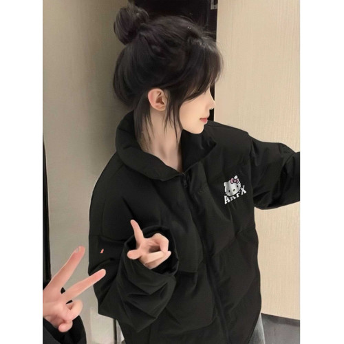 hellokitty羽絨棉襖女大童冬季2025新款初中高中學生加厚棉服外套 hellokitty羽絨棉襖女大童冬季2025新款初中高中學生加厚棉服外套